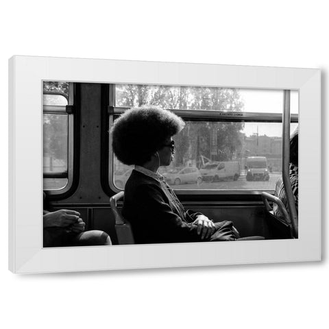 Milano streets White Modern Wood Framed Art Print by Tonti, Carlo