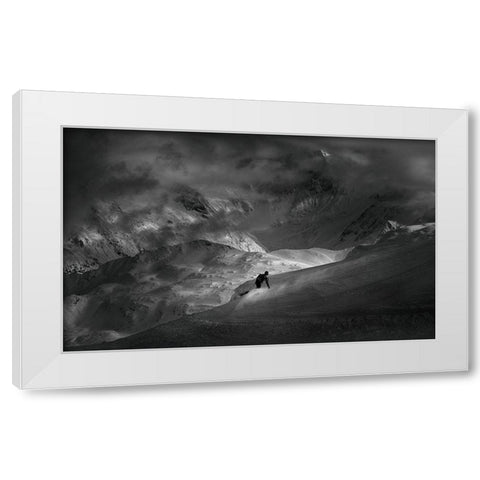 Adventure with Concerns White Modern Wood Framed Art Print by Svoboda Mqep, Peter