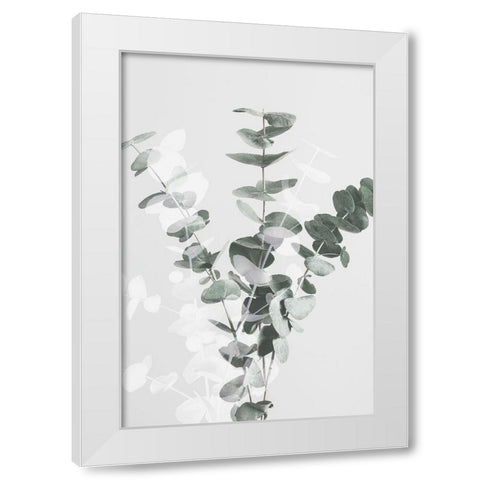 Eucalyptus Creative 07 White Modern Wood Framed Art Print by Artographie Studio