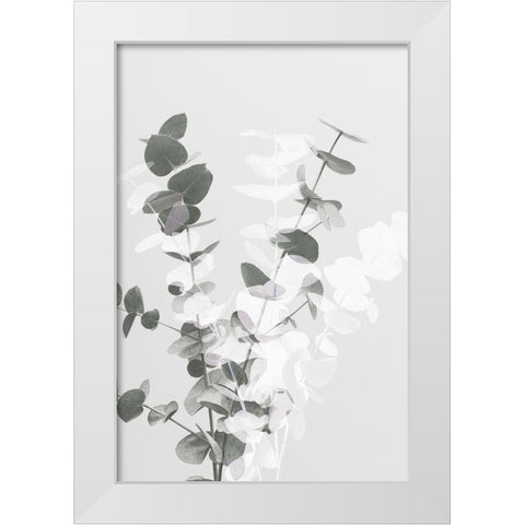 Eucalyptus Creative 08 White Modern Wood Framed Art Print by Artographie Studio