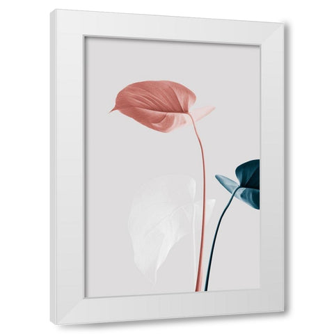 Monstera Creative 25 White Modern Wood Framed Art Print by Artographie Studio