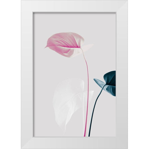 Monstera Creative 24 White Modern Wood Framed Art Print by Artographie Studio
