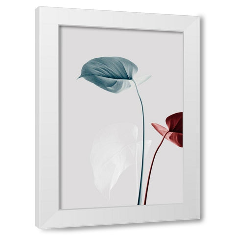 Monstera Creative 23 White Modern Wood Framed Art Print by Artographie Studio