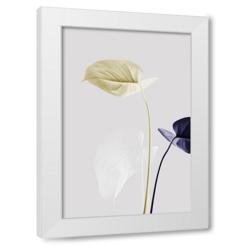 Monstera Creative 23 White Modern Wood Framed Art Print by Artographie Studio