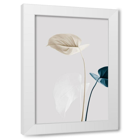 Monstera Creative 22 White Modern Wood Framed Art Print by Artographie Studio