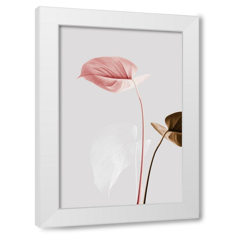 Monstera Creative 21 White Modern Wood Framed Art Print by Artographie Studio