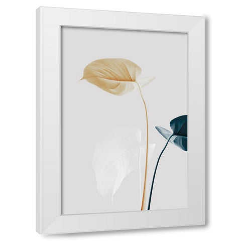Monstera Creative 20 White Modern Wood Framed Art Print by Artographie Studio