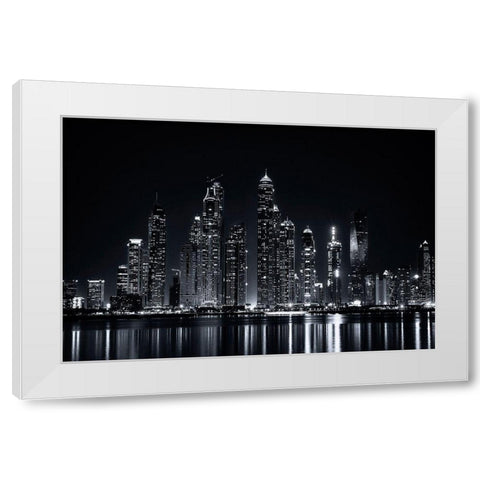 Lost Souls White Modern Wood Framed Art Print by Raof, Mohamed