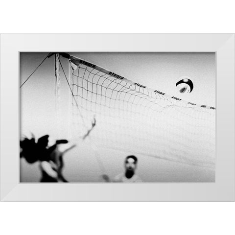 Set Point White Modern Wood Framed Art Print by Correia, Rui