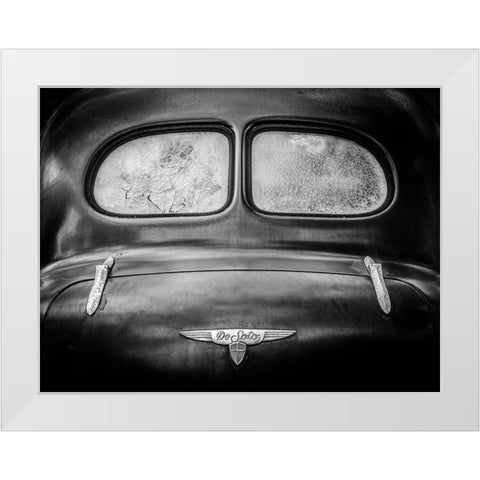 DeSoto 1937 White Modern Wood Framed Art Print by Gustafsson, Torbjorn