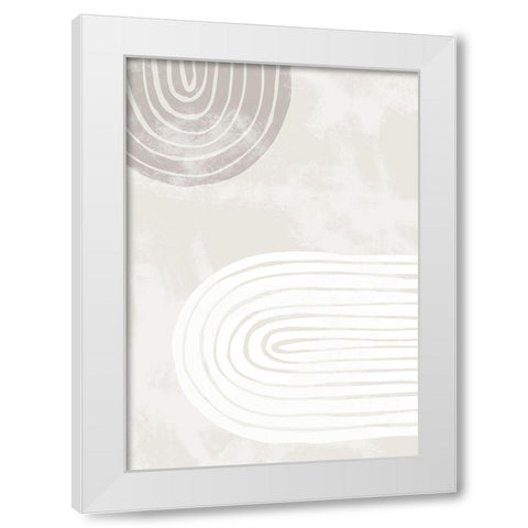 Arch Two Thick 002 White Modern Wood Framed Art Print by Artographie Studio