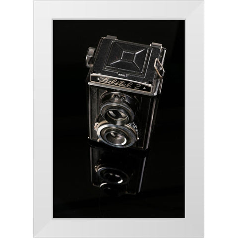 Negative White Modern Wood Framed Art Print by Hosseinartpics