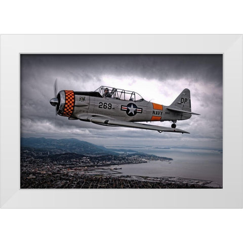 Over Under White Modern Wood Framed Art Print by T., Thomas