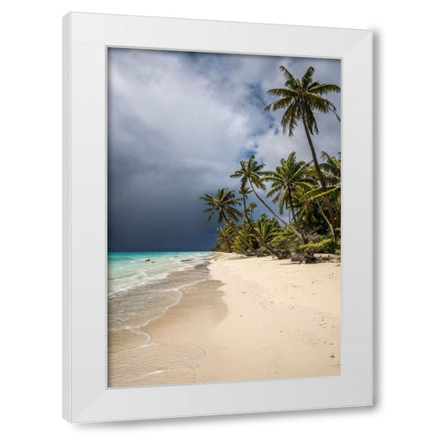 See the storm coming White Modern Wood Framed Art Print by Wrobel, Karsten