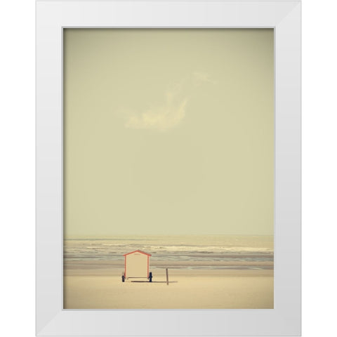 La cabina White Modern Wood Framed Art Print by Della Latta, Massimo