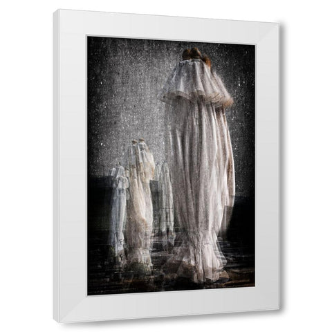 Ghosts of summer White Modern Wood Framed Art Print by Corte, Raffaele