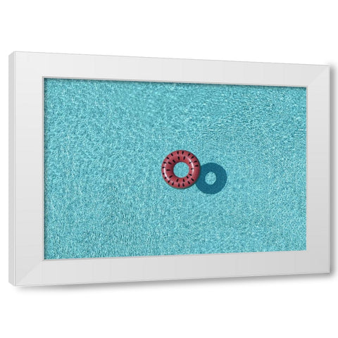 Cool Pool White Modern Wood Framed Art Print by Cederberg, Marcus