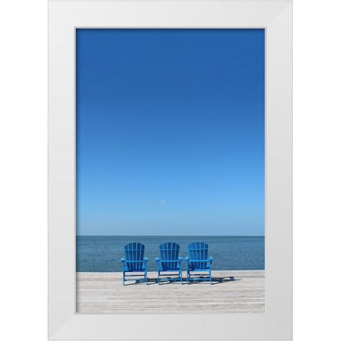 Florida Keys White Modern Wood Framed Art Print by Cederberg, Marcus