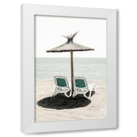 Solaris 02 White Modern Wood Framed Art Print by Artographie Studio