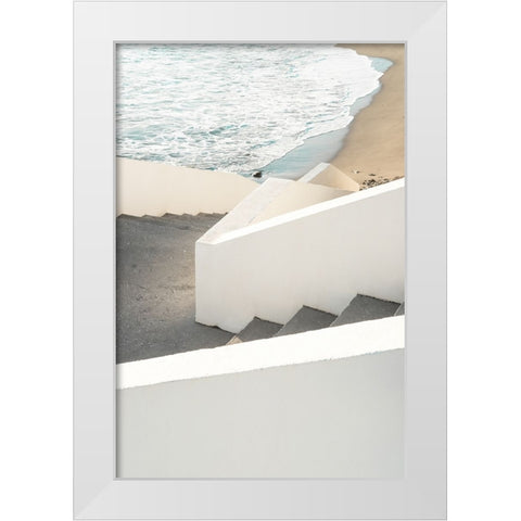 Solaris 11 White Modern Wood Framed Art Print by Artographie Studio