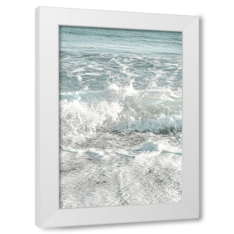 Solaris 10 White Modern Wood Framed Art Print by Artographie Studio