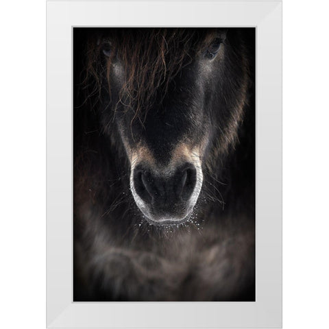 Ulysses White Modern Wood Framed Art Print by R I, P