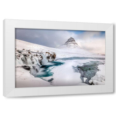 Although its a Famous Subject White Modern Wood Framed Art Print by Wuthrich, Curdin