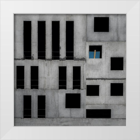 isolation cell White Modern Wood Framed Art Print by Claes, Gilbert