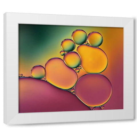 Acrobats White Modern Wood Framed Art Print by Westum, Heidi