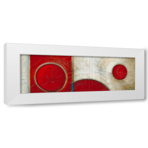 Realites White Modern Wood Framed Art Print by Becam, Carole