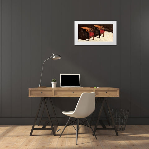 Senza tempo White Modern Wood Framed Art Print by Calvetti, Fabio