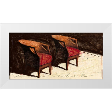 Senza tempo White Modern Wood Framed Art Print by Calvetti, Fabio