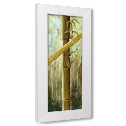 Rainforest II White Modern Wood Framed Art Print by Haggenmacher, Maritta