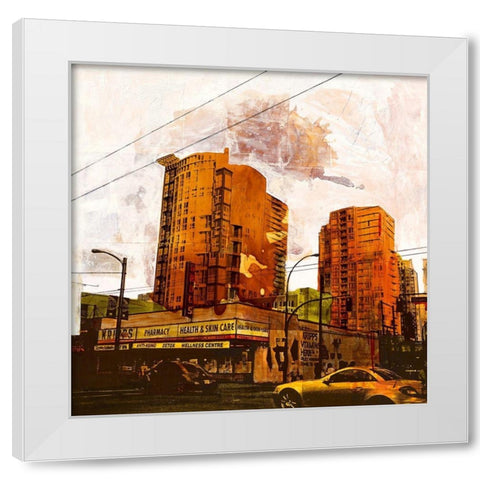 Drugs White Modern Wood Framed Art Print by Olukman, Ayline