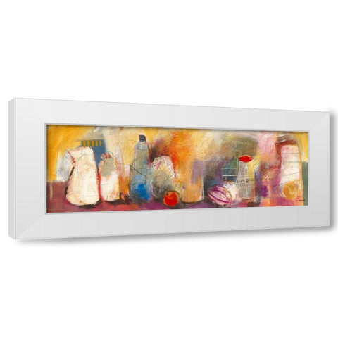 Stillleben VI White Modern Wood Framed Art Print by Daniel, Manuela