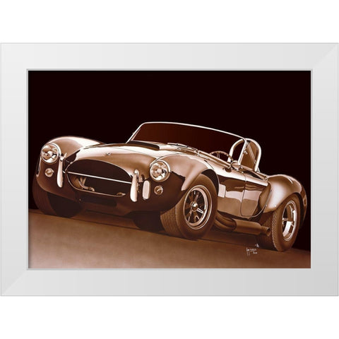 427 Under the Light White Modern Wood Framed Art Print by Tempier, Guy