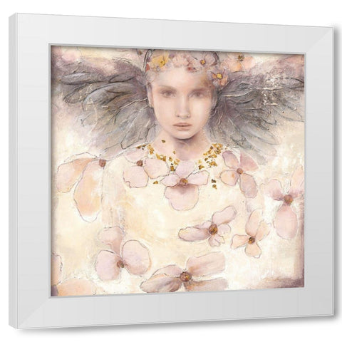 Air de printemps I White Modern Wood Framed Art Print by Amrhein, Elvira