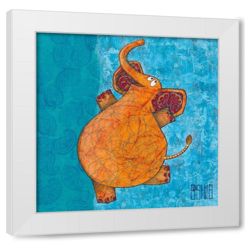 Barry White Modern Wood Framed Art Print by Dahan, Sushila