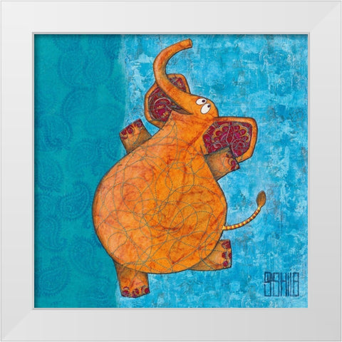 Barry White Modern Wood Framed Art Print by Dahan, Sushila