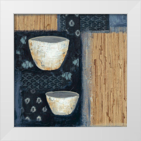 East meets West II White Modern Wood Framed Art Print by Shaffer Johnson, Sandee