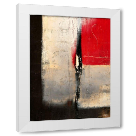 Lois de la Presence White Modern Wood Framed Art Print by Becam, Carole