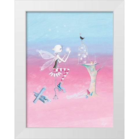 Wandmaker White Modern Wood Framed Art Print by McFaul, Lorrie