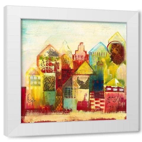 Oigas IV White Modern Wood Framed Art Print by Leys, Gemma