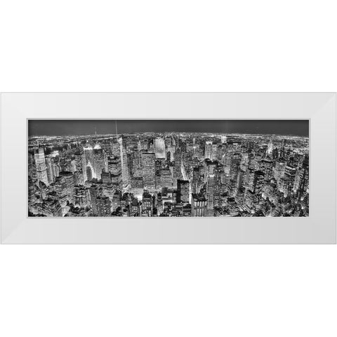 Kong s Point of View White Modern Wood Framed Art Print by Terrible, Aurelien