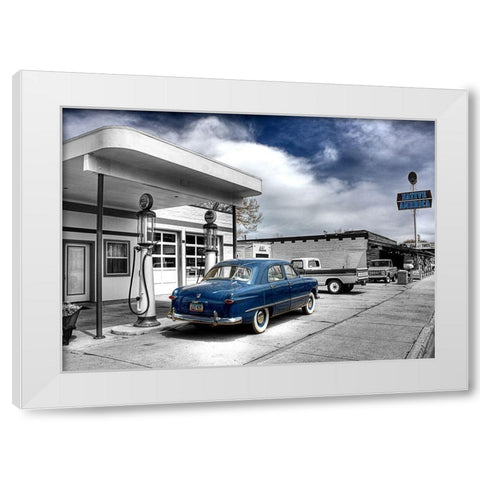 Native Us White Modern Wood Framed Art Print by Terrible, Aurelien