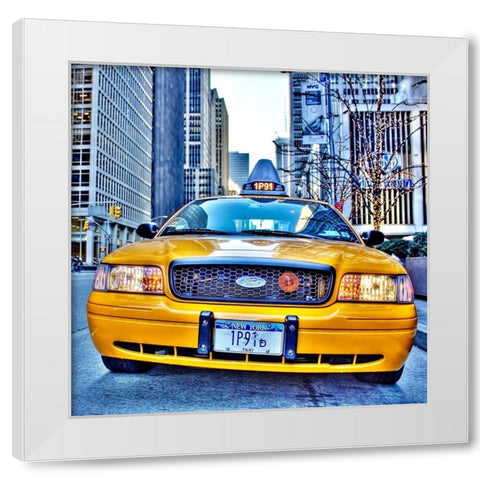 1P91 White Modern Wood Framed Art Print by Terrible, Aurelien