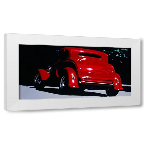 Shadow White Modern Wood Framed Art Print by Tempier, Guy