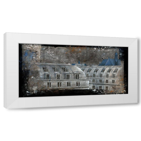 Facade I White Modern Wood Framed Art Print by Cadoret, Virginie