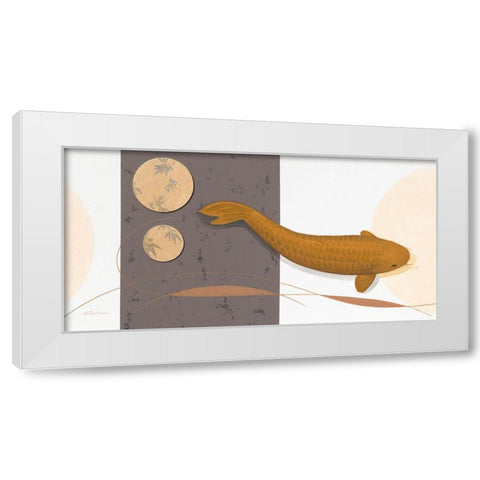 Chaggy White Modern Wood Framed Art Print by Gruhn, Nicole