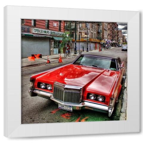 Alphabet City White Modern Wood Framed Art Print by Terrible, Aurelien